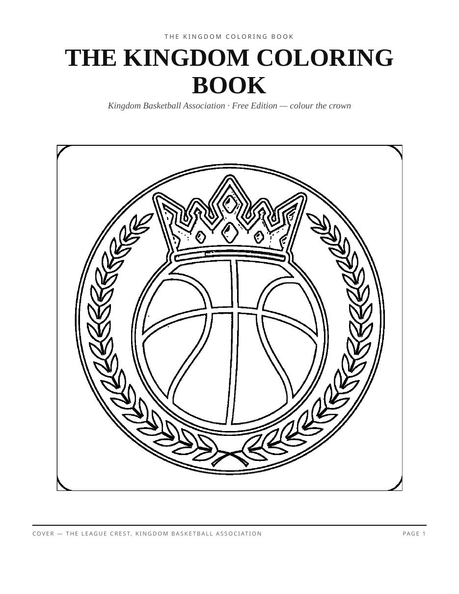 The Kingdom Coloring Book — page 1