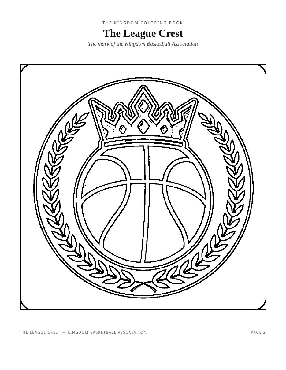 The Kingdom Coloring Book — page 2