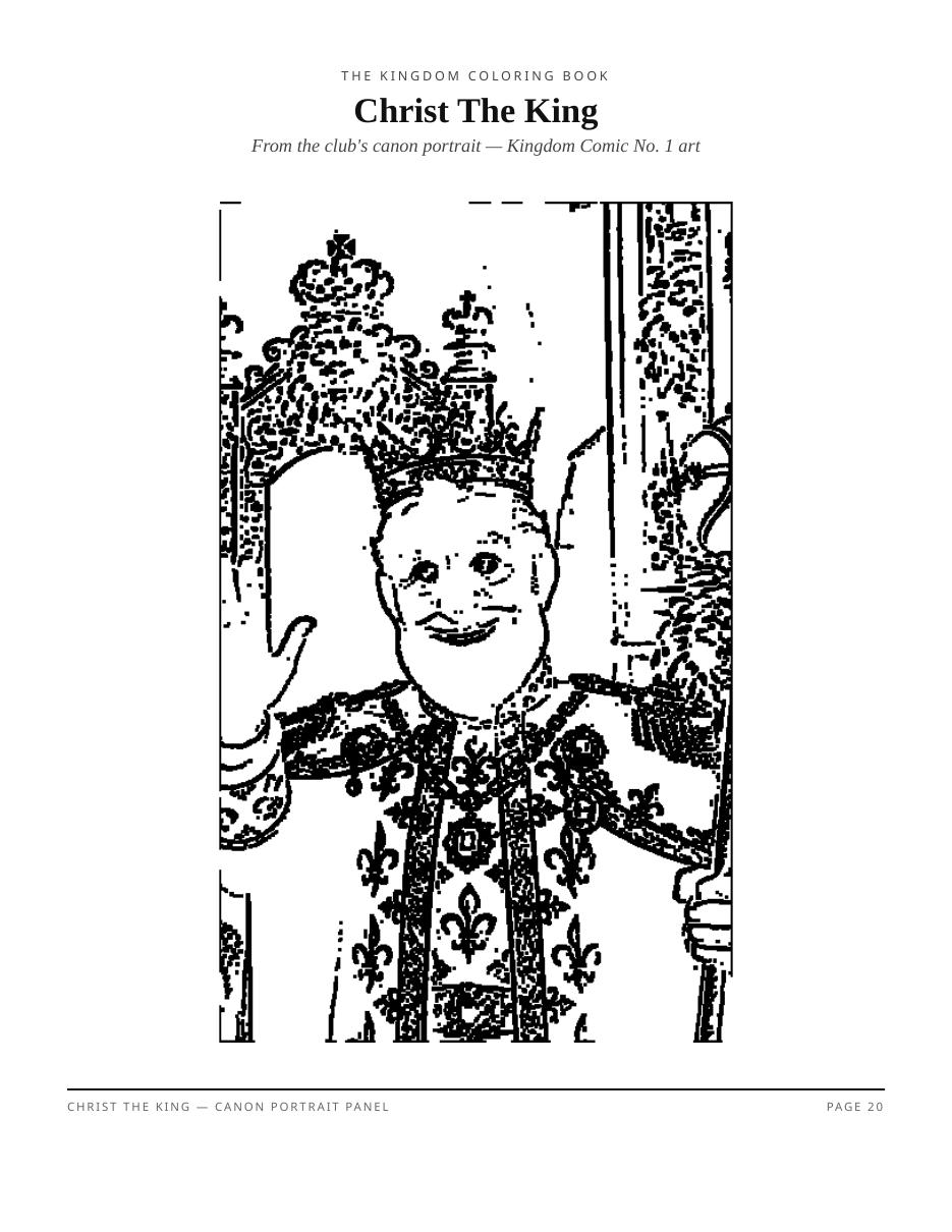 The Kingdom Coloring Book — page 20