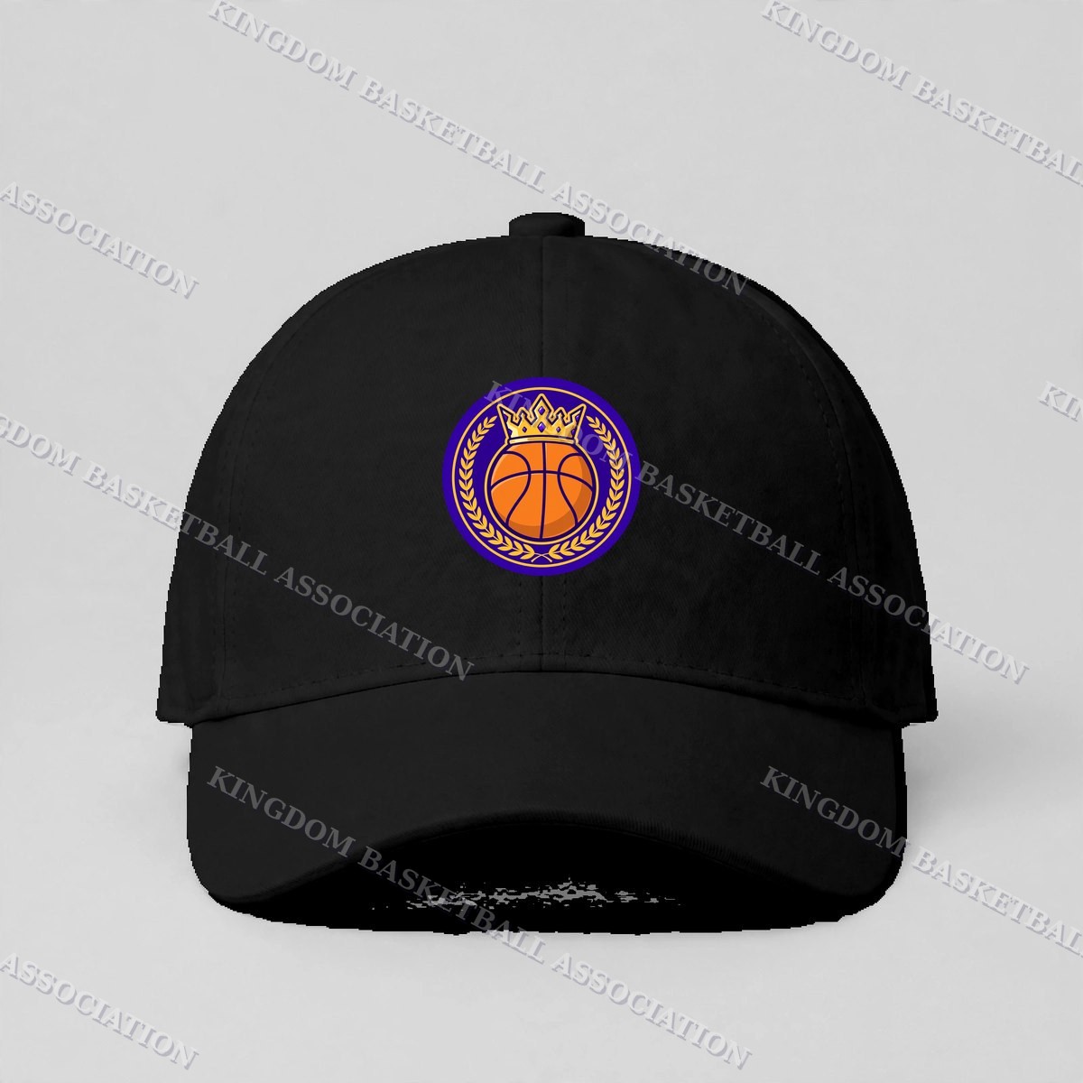 League Cap — Cap in Black with the printed design